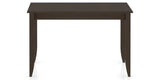 Canadel Side Cut Dining Table in Davy's Grey, side view