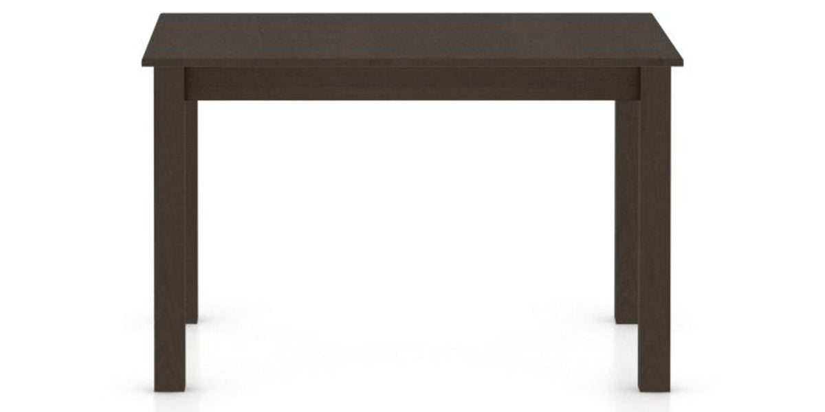 Canadel HD Dining Table in Davy's Grey, side view