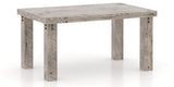 Canadel Loft Rectangular Dining Table 3860 in Shadow, three-quarter view