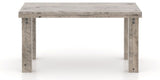 Canadel Loft Rectangular Dining Table 3860 in Shadow, side view