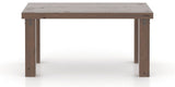 Canadel Loft Rectangular Dining Table 3860 in 19 Cognac Washed, side view
