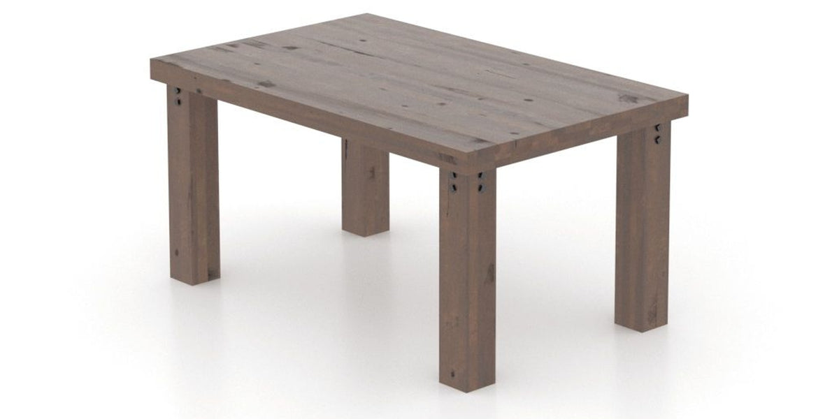Canadel Loft Rectangular Dining Table 3860 in 19 Cognac Washed, view from above