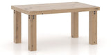 Canadel Loft Rectangular Dining Table 3860 in 20 Caramel Washed, three-quarter view