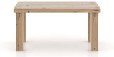 Canadel Loft Rectangular Dining Table 3860 in 20 Caramel Washed, side view