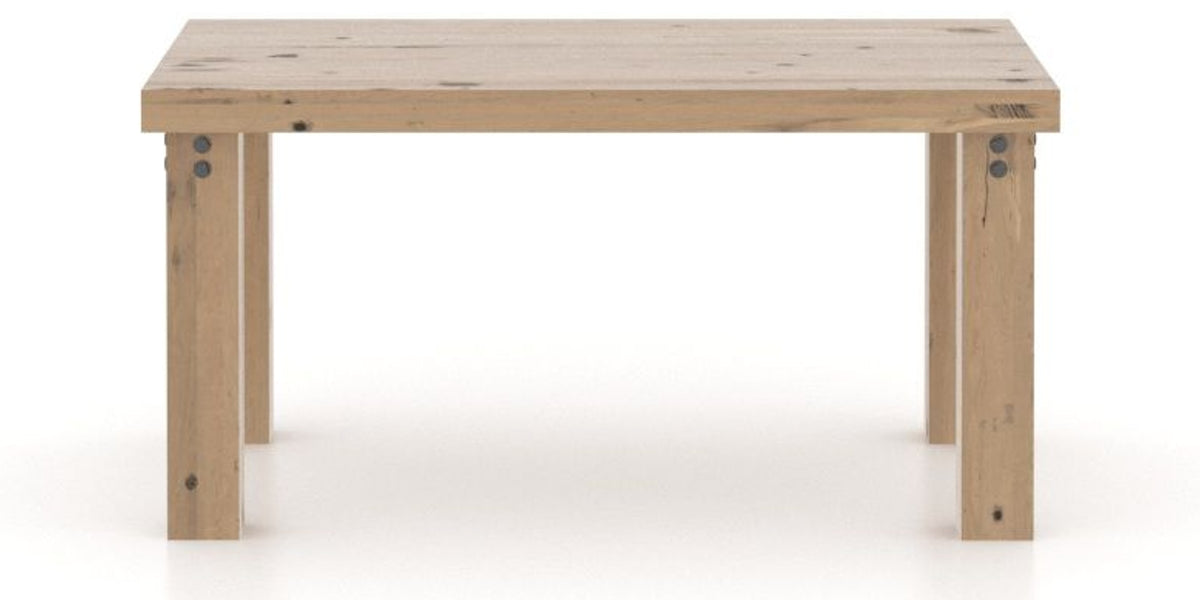 Canadel Loft Rectangular Dining Table 3860 in 20 Caramel Washed, side view
