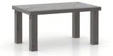 Canadel Loft Rectangular Dining Table 3860 in 59 Davy's Grey, three-quarter view