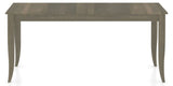 Canadel Rectangular Dining Table 3868 with NN Legs in 08 Shadow, side view