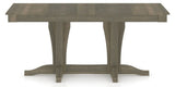 Canadel Rectangular Dining Table 3868 with XC Base in 08 Shadow, side view