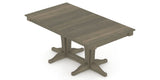 Canadel Rectangular Dining Table 3868 with XC Base in 08 Shadow, view from above