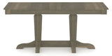Canadel Rectangular Dining Table 3868 with YY Base in 08 Shadow, side view