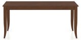 Canadel Rectangular Dining Table 3868 with NN Legs in 19 Cognac Washed, side view