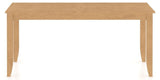Canadel Rectangular Dining Table 3868 with EE Legs in 20 Caramel Washed, side view