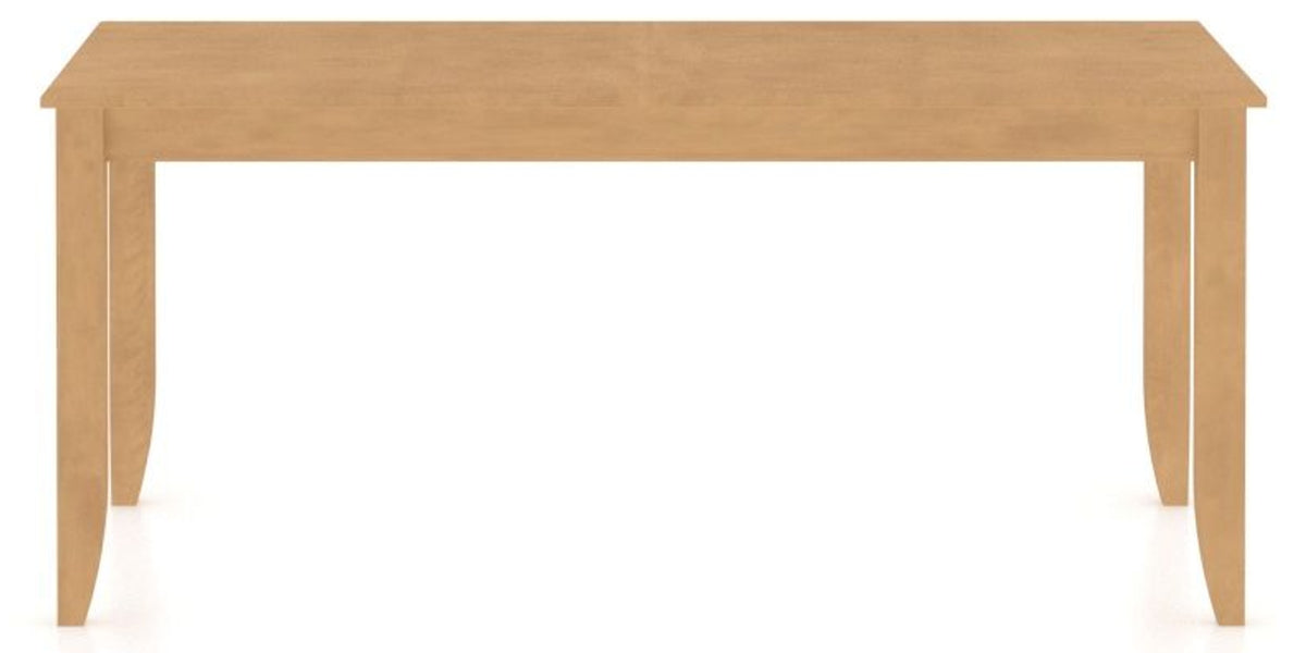 Canadel Rectangular Dining Table 3868 with EE Legs in 20 Caramel Washed, side view