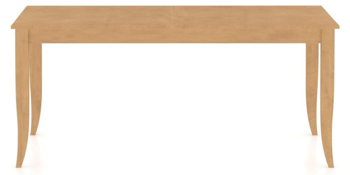 Canadel Rectangular Dining Table 3868 with NN Legs in 20 Caramel Washed, side view