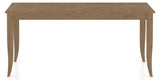 Canadel Rectangular Dining Table 3868 with NN Legs in 25 Pecan Washed, side view