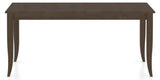 Canadel Rectangular Dining Table 3868 with NN Legs in 29 Hazelnut Washed, side view