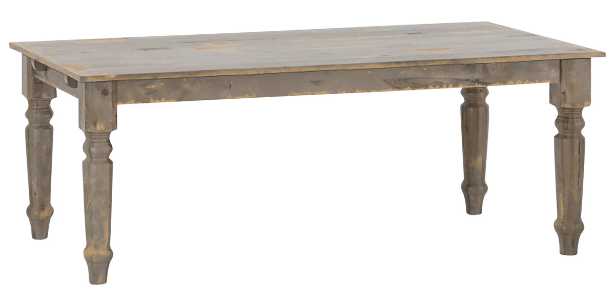 Canadel Champlain Turned Dining Table in Shadow, three-quarter view