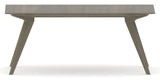 Canadel Downtown Rectangular Dining Table 4072 in 08 Shadow, side view