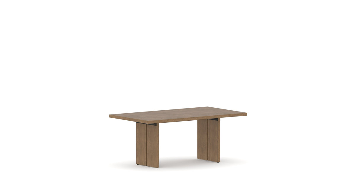 Canadel Modern 4072 Dining Table with MP Base in Small Size, three-quarter view