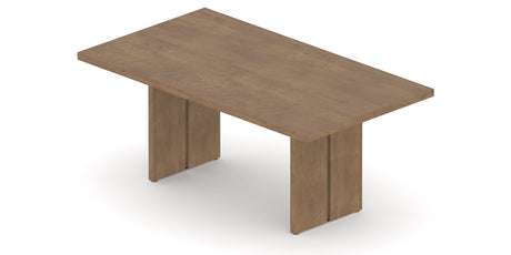 Canadel Modern Rectangular Dining Table 4072 with MP Base in Small Size, view from above