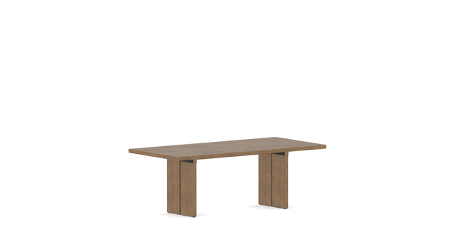 Canadel Modern 4072 Dining Table with MP Base in Large Size, three-quarter view