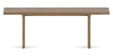 Canadel Modern Rectangular Dining Table 4072 with MP Base in Large Size, side view
