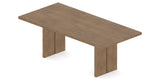 Canadel Modern Rectangular Dining Table 4072 with MP Base in Large Size, view from above