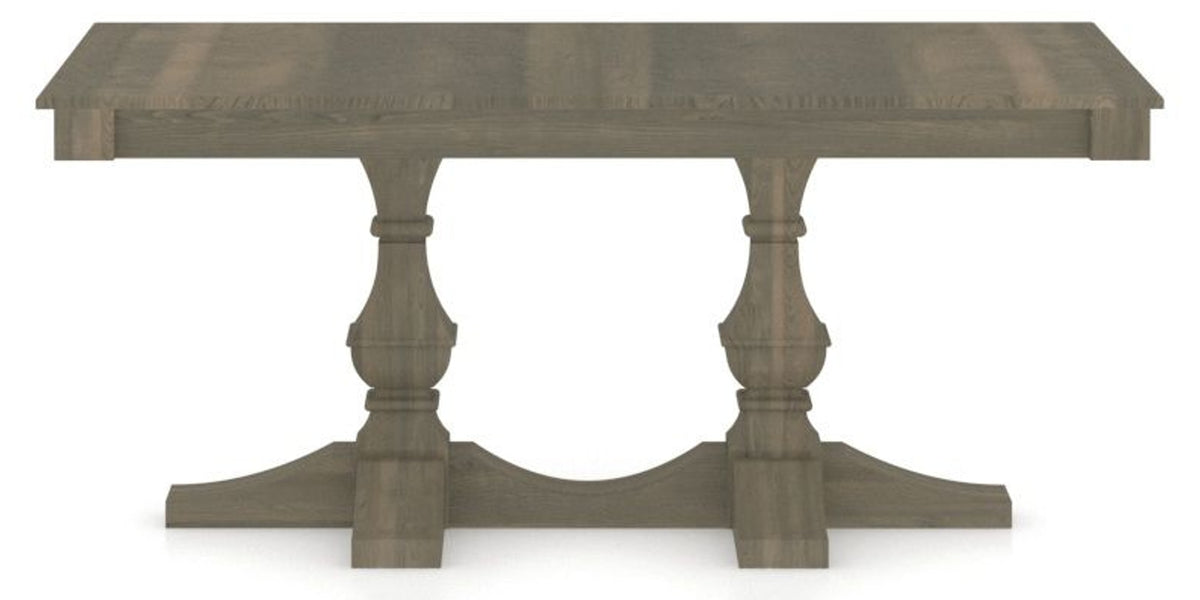 Canadel Diamond Dining Table in Shadow, side view