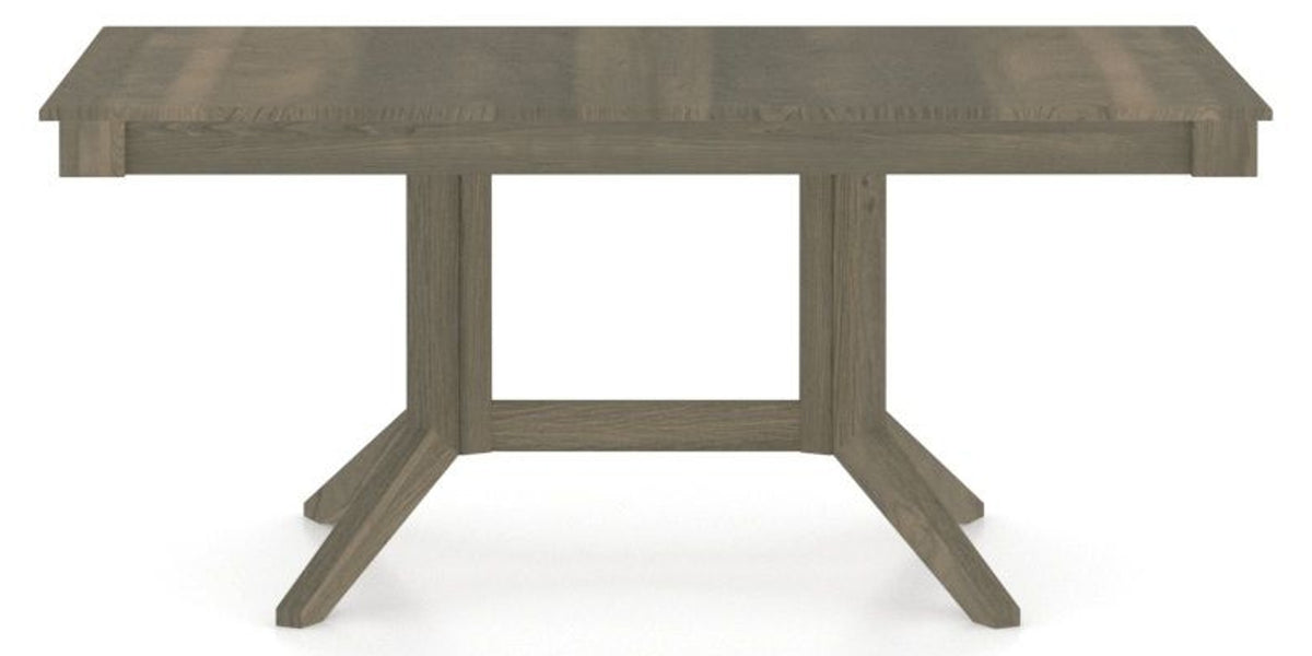 Canadel Splay Dining Table in Shadow, side view