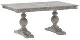Canadel Turned Dining Table in Shadow, three-quarter view