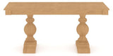 Canadel Turned Dining Table in Caramel Washed, side view