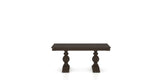 Canadel Turned Dining Table in Davy's Grey, side view
