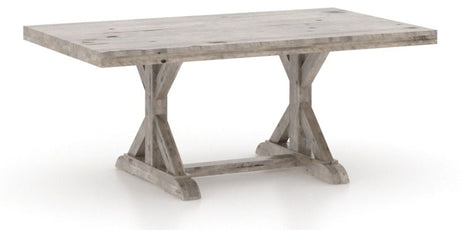 Canadel Loft Rectangular Dining Table 4272 in Shadow, three-quarter view