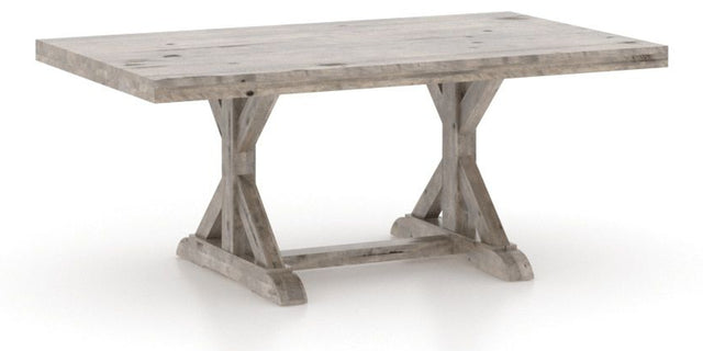 Canadel Loft Rectangular Dining Table 4272 in Shadow, three-quarter view