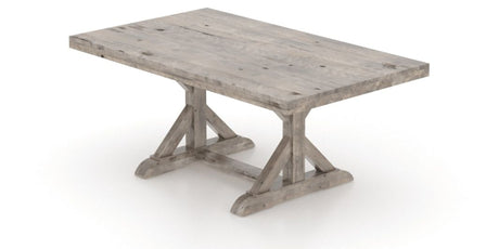 Canadel Loft Rectangular Dining Table 4272 in Shadow, view from above