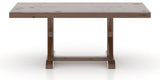 Canadel Loft Rectangular Dining Table 4272 in 19 Cognac Washed, side view