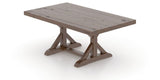 Canadel Loft Rectangular Dining Table 4272 in 19 Cognac Washed, view from above