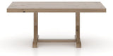 Canadel Loft Rectangular Dining Table 4272 in 25 Pecan Washed, side view
