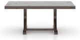 Canadel Loft Rectangular Dining Table 4272 in 29 Hazelnut Washed, side view