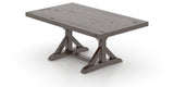 Canadel Loft Rectangular Dining Table 4272 in 29 Hazelnut Washed, view from above