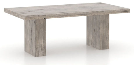Canadel Loft Rectangular Dining Table 4280 in Shadow, three-quarter view