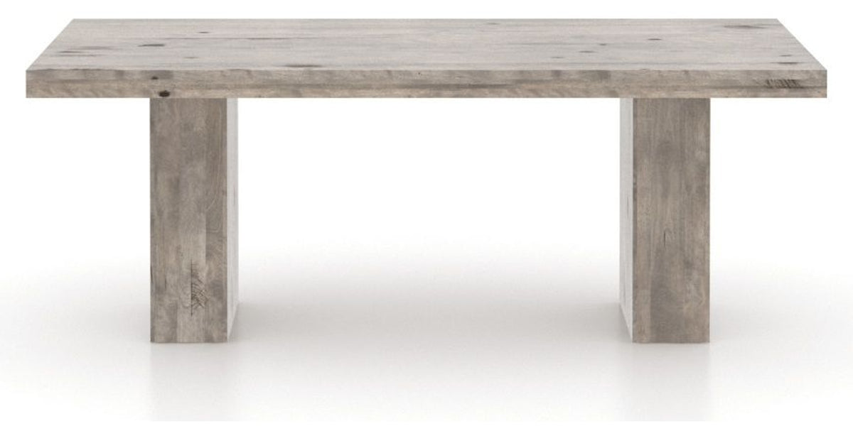 Canadel Loft Rectangular Dining Table 4280 in Shadow, side view