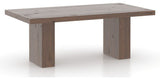 Canadel Loft Rectangular Dining Table 4280 in 19 Cognac Washed, three-quarter view