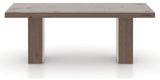 Canadel Loft Rectangular Dining Table 4280 in 19 Cognac Washed, side view