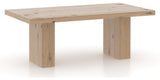 Canadel Loft Rectangular Dining Table 4280 in 20 Caramel Washed, three-quarter view
