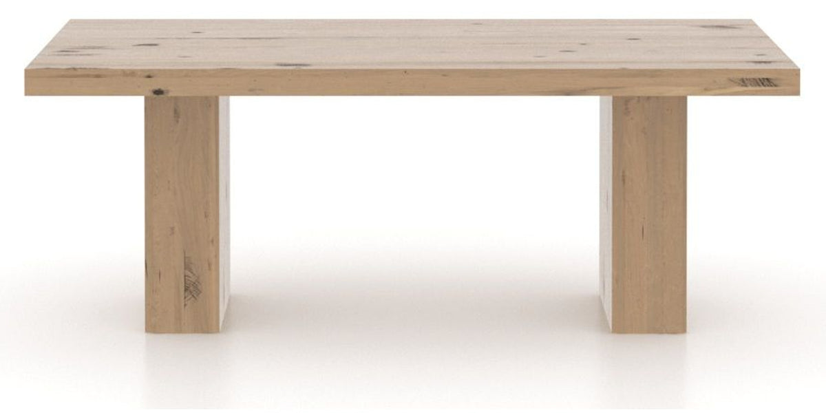 Canadel Loft Rectangular Dining Table 4280 in 20 Caramel Washed, side view