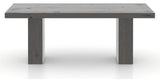 Canadel Loft Rectangular Dining Table 4280 in 59 Davy's Grey, side view