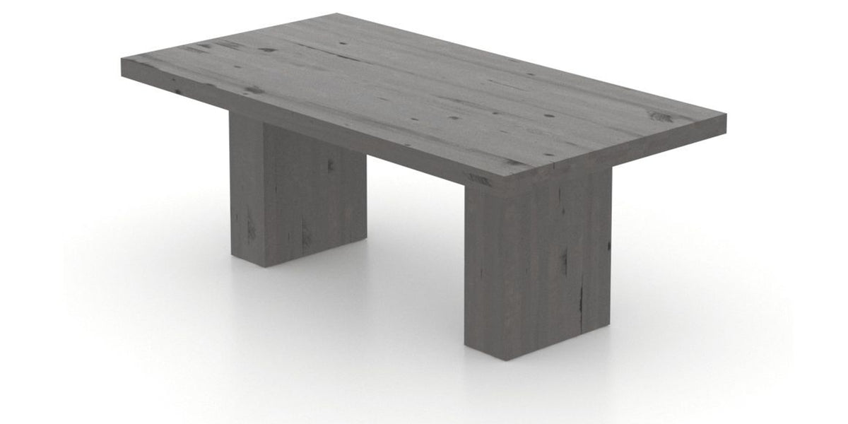 Canadel Loft Rectangular Dining Table 4280 in 59 Davy's Grey, view from above