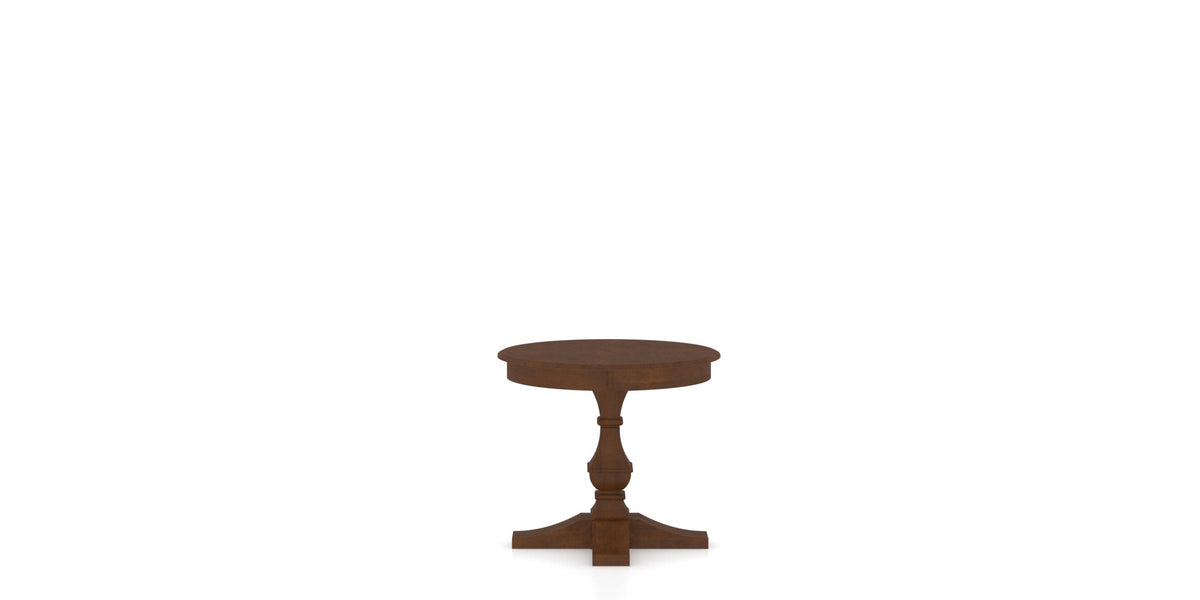 Canadel TP Dining Table in Cognac Washed, side view