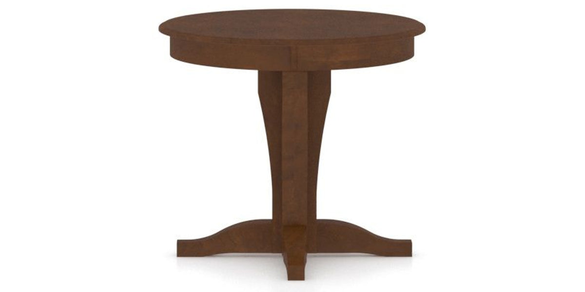 Canadel XC Dining Table in Cognac Washed, side view
